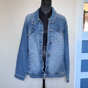 Americana Blues 90s medium wash grunge denim jacket